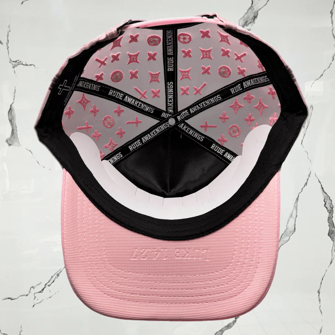 GORRA RUDE AWAKENINGS LALALA PINK MONOGRAM