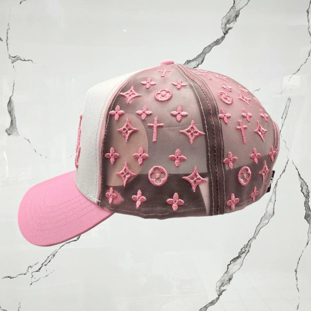 GORRA RUDE AWAKENINGS LALALA PINK MONOGRAM