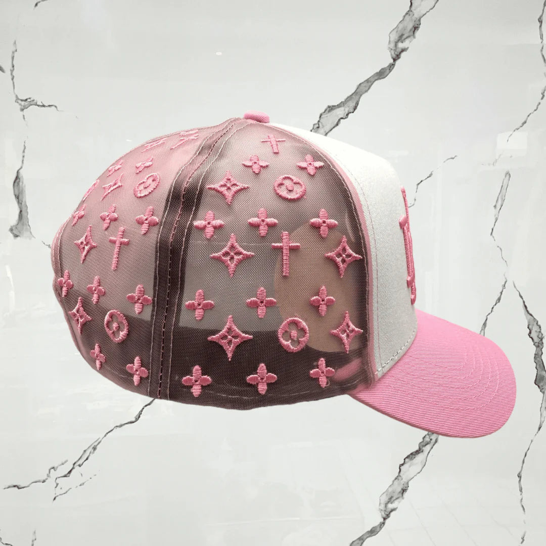 GORRA RUDE AWAKENINGS LALALA PINK MONOGRAM