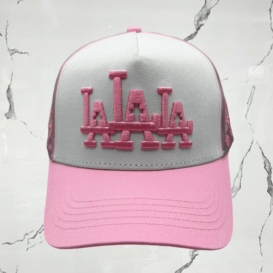 GORRA RUDE AWAKENINGS LALALA PINK MONOGRAM