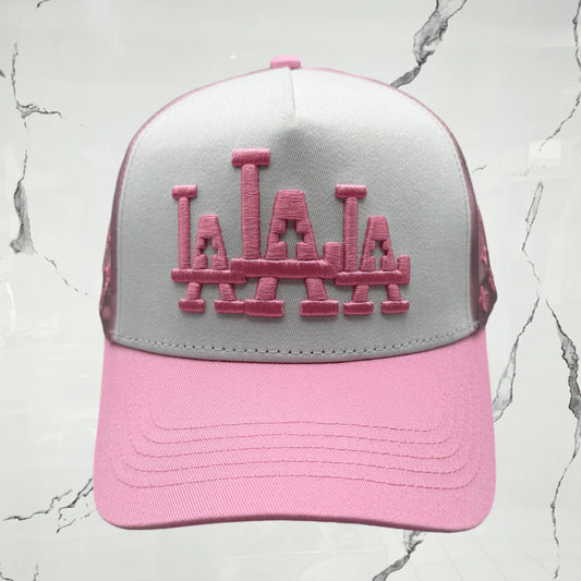 GORRA RUDE AWAKENINGS LALALA PINK MONOGRAM